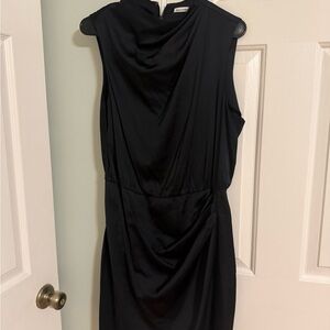 Abercrombie & Fitch Black Midi Dress